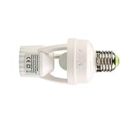 VBESTLIFE Portalampada con Sensore E27, Distanza di Rilevamento Multifunzione, 6 M, Controllo Automatico per Armadio Seminterrato, 1x Presa per Luci con Sensore E27