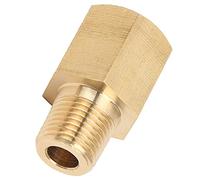 VBESTLIFE Raccordo Universale per Manometro Pressione Olio in Ottone per Accessori Auto Spina 1/8 NPT