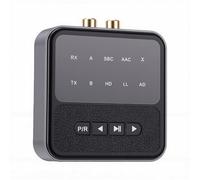 VBESTLIFE Ricevitore Trasmettitore Bluetooth 5.4, Adattatore Doppia Connessione 2 in 1 con Stato della Luce LED, per Telefono, Tablet, PC, TV, Altoparlante, Streaming Audio