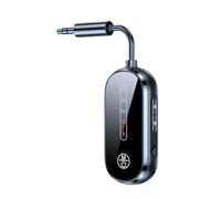 VBESTLIFE Ricevitore Trasmettitore Bluetooth 5.4, Doppio Adattatore per Aereo da 3,5 Mm Adattatore Bluetooth Wireless per TV PC Auto Stereo di Casa, Supporto 2 Cuffie