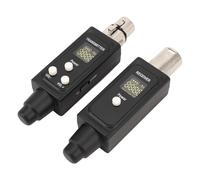 VBESTLIFE Ricevitore Trasmettitore per Microfono Wireless, per Microfono Wireless UHF da 2,4 GHz Adattatore per Microfono XLR per Microfono Dinamico, Mixer Audio, PA