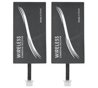 VBESTLIFE Ricevitori per Caricabatterie Wireless, Adattatore per Caricabatterie Wireless Qi Universale di Tipo C da 2 Pezzi, Ricevitore di Ricarica per Adesivi per Telefoni Cellulari