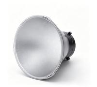 VBESTLIFE Riflettore Standard da 7 Pollici, con Disco di Diffusione Rimovibile e Panno Morbido in Nylon Bianco, per Flash Stroboscopico da Studio con Montaggio Bowens Luce Continua a LED