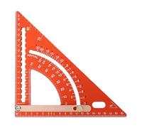 VBESTLIFE Righello Triangolare Regolabile, Strumento di Misurazione Multiangolo con Scale Incise e Asta di Posizionamento per Lavorazione del Legno, Cornici e Carpenteria