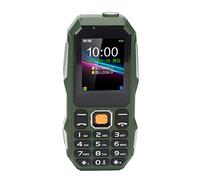 VBESTLIFE Robusto Telefono Cellulare per Anziani Sbloccato, Telefono Cellulare per Anziani con Pulsanti Grandi 2G Dual SIM con Batteria da 5800 MAh, Torcia Elettrica, MP3, Sveglia, (OD Verde)