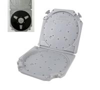 VBESTLIFE Scatola di Archiviazione a Nastro Vuoto da 7 Pollici, Scatola di Plastica con Carta per Etichetta per Nastro Audio a Bobina Aperta da 7 Pollici Universale (GRAY)