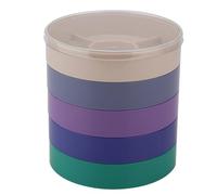 VBESTLIFE Scatola Portaoggetti per Accessori per Orologi Contenitori Singoli Resistenti Agli Urti a 5 Strati con Assicella per Piccole Parti Rettangolari (Rettangolo)