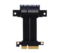 VBESTLIFE Scheda Adattatore PCIE 4.0 X4, Cavo di Estensione GPU da 180 ° da Maschio a Femmina per M.2 Acquisizione WiFi SSD RAID (5 cm)