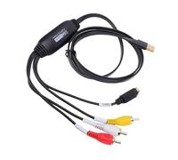 VBESTLIFE Scheda di Acquisizione Video USB 2.0, Convertitore da VHS a Digitale, Dispositivo di Acquisizione Video Converti VHS VCR DVD in Adattatore Digitale, per PC Portatile