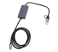 VBESTLIFE Scheda di Acquisizione Video, USB 3.2 Gen 1 HDMI e Adattatore da Tipo C a USB con Ingresso e Uscita 4K 60Hz Registrazione 1080p60, per Videoconferenze di Gioco in Streaming