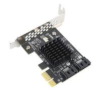 VBESTLIFE Scheda di Espansione da PCIE a SATA 3.0 a 2 Porte Supporto Adattatore PCI Express SATA AHCI1.0 modalità IDE Supporta Gen 1i, Gen 1x, Gen 2i, Gen 2m, Gen 2X e Gen 3i
