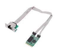 VBESTLIFE Scheda di Rete Gigabit Ethernet da 2,5 G con Chiave M.2 E, Porta RJ45, per Computer Portatile Desktop di Controllo Industriale