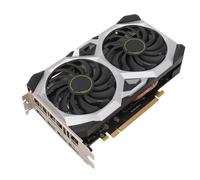 VBESTLIFE Scheda Grafica 1660 da 6 GB, GDDR6 GPU da 192 Bit, Scheda Video da Gioco PCIE 3.0 X16, Scheda Grafica per Computer Desktop con 1 HDMI, 3 Porte DP