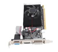 VBESTLIFE Scheda Grafica da 1 GB, DDR3 GPU a 64 Bit, Scheda Video da Gioco PCIE 2.0 16x, Scheda Grafica per Computer Desktop con HDMI, DVI, PORTS VGA