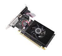 VBESTLIFE Scheda Grafica da 1 GB, GPU DDR3 a 64 Bit, Scheda Video da Gioco PCIE 1.1 X16 589/500 MHz, Scheda Grafica per Computer Desktop con Porte HDMI, DVI, VGA