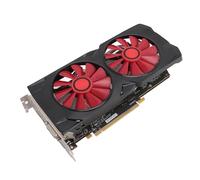 VBESTLIFE Scheda Grafica da 8 GB, Scheda Grafica per Computer GDDR5 256 Bit con Doppie Ventole di Raffreddamento, 1380/7000 MHz, PCI Express 2.0 16X, per PC Desktop