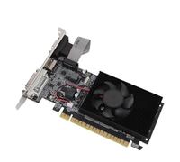 VBESTLIFE Scheda Grafica GT610 da 1 GB, GPU DDR3 a 64 Bit, Scheda Video da Gioco PCI Express X16 1. con Porte DVI VGA HDMI, Ventola di Raffreddamento, per Computer Desktop