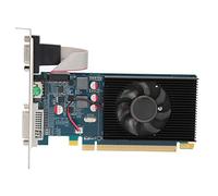 VBESTLIFE Scheda Grafica HD7450 da 2 GB, GPU DDR3 a 64 Bit, 600 MHz, Scheda Video da Gioco per PC Desktop PCIE 3.0 con Porte HDMI, DVI, VGA, Supporto DirectX 11