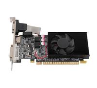 VBESTLIFE Scheda Grafica PCI E DDR3 64BIT da 2 GB, Scheda Grafica da Gioco per Computer Desktop per 10 11 7 8, con Ventola di Raffreddamento