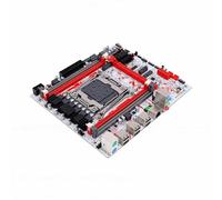 VBESTLIFE Scheda Madre da Gioco X99, Scheda Madre per Computer Micro ATX con Interfaccia M.2 NVMe NGFF Alimentatore a 8 Fasi DDR3 a 4 Canali da 128 GB, per CPU LGA 2011 3 E5 V3 V4 DDR3