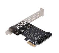 VBESTLIFE Scheda PCI Express a SATA 3.0 - 6 Porte SATA III, Scheda PCIE a Doppia Porta