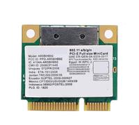 VBESTLIFE Scheda WiFi da 300 Mbps, Adattatore di Rete Wireless Dual Band 2,4 GHz 5 GHz con Interfaccia Mini PCIe, per Laptop e Desktop Wins Linux