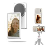 VBESTLIFE Schermata del Monitor Selfie Wireless per Los & Android, Schermo Selfie VLOG del Telefono Magnetico 1800Mah con Telecomando Bluetooth, per la Telecamera Posteriore Tiktok Live