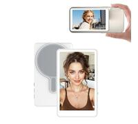 VBESTLIFE Schermo per Monitor Selfie Wireless, Schermo Selfie Vlog per Telefono Magnetico da 3,97 Pollici con Telecomando e Mirroring dello, per Streaming Live TikTok