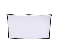 VBESTLIFE Schermo per Proiettore da 100 Pollici, Schermo per Proiettore Lavabile 16:9 Pieghevole Antipiega per Home Theater Supporto per Interni All'aperto Proiezione Bifacciale