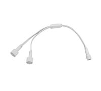 VBESTLIFE Sdoppiatore a Y da 1 Maschio a 2 Femmine per Luci Esterne Permanenti, Cavo di Prolunga Compatibile con H705A H705B H705C, Confezione da 2