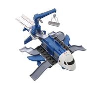 VBESTLIFE Set da Gioco per Auto Giocattolo in Plastica Premium per Aeroplano con funzionalità di Trasformazione per Giochi Fantasiosi