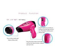 VBESTLIFE Set da Gioco per Trucchi, Durevole, in Plastica, per Acconciature, Bambole, Giocattolo, Regalo con Asciugacapelli per Bambine, Multicolore, 35 Pezzi/set, per Casa da Gioco e Apprendimento