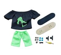 VBESTLIFE Set di Giocattoli per Skateboard con in Legno per Bambini, Esercizio per le Mani e flessibilità per Bambini con ADHD e Impiegati con Disturbi D'ansia (VBESTLIFE3yrfetvp7g-2209014KM20-4)