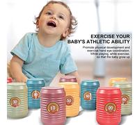 VBESTLIFE Set di Giochi per Lattine a Sacco di Carnevale, 2 Modi per Giocare, Gioco per Feste in Famiglia, Divertente Regalo per Bambini e Adulti, in Materiale Plastico Colorato