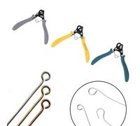 VBESTLIFE Set di Looper a Gradini, 3pcs Creano e Tagli Coerenti 1,5/2,25/3 Mm per Gioielli, Utilizzati con Filo Artigianale 18-26 G