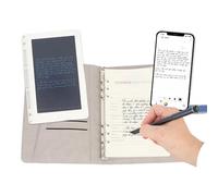 VBESTLIFE Set di Notebook Digital Smart Pen, 360 ° Scrittura in Tempo Reale Sync OCR Text Recognition, BT5.0, per L'apprendimento di Note Che Prendono gli Studenti di Disegno (BLUE)