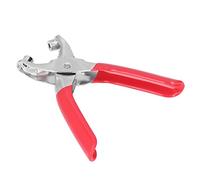 VBESTLIFE Set di Pinze per Fori con Occhiello in Metallo Set di Punzoni per Rivetti con Occhielli Multiuso con Bottoni da 4 Mm da 100 Pezzi per Tessuto in Pelle