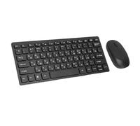 VBESTLIFE Set Tastiera e Mouse Russi, Combinazione Tastiera e Mouse Wireless 2.4G a 78 Tasti con Design Ergonomico e Inclinabile, per Studenti e Parlanti Russi