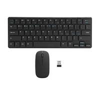 VBESTLIFE Set tastiera e mouse, USB 2.4G, tastiera e mouse wireless, accessori per computer, nessun rumore, ergonomico