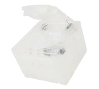 VBESTLIFE Shell di Sostituzione della Console di Gioco, Custodia ABS per Shock per NGC GC con Porte Accurate, Compatibili con DOL 001 e DOL 101 (Bianco trasparente)