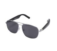 VBESTLIFE Smart AI Occhiali, Occhiali da Sole Polarizzati Traduttori Bluetooth con Traduzione Video in Tempo Reale per Oltre 100 Lingue, Incorporato Altoparlante per Microfono, Touch (BLACK)