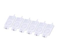 VBESTLIFE Smorzatore di Inchiostro 6 Pezzi per Stampante XP600, Testina di Getto D'Inchiostro Solvente per Stampante UV Sostituzione Serranda di PP Rettangolare, Tubo di Inchiostro