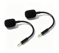 VBESTLIFE Sostituzione del Microfono da 2 Pezzi per Cuffie da Gioco USB Cablate V3