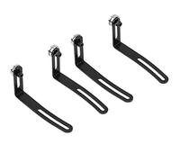 VBESTLIFE Staffa di Montaggio per Carrozzeria Auto RC, Supporto Magnetico per Carrozzeria da 4 Pezzi per Cingolato RC Axial SCX10 Scala 1/10, Staffa di Montaggio in Metallo con Magnete Potente, Kit di