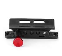 VBESTLIFE Staffa di Montaggio per Estintore, Supporto per Estintore Regolabile con Sgancio Rapido per JK, Staffa per Sedile Universale per SUV ATV UTV, Lega di Alluminio in Nylon, Antiscivolo (rosso)
