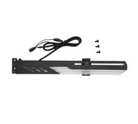 VBESTLIFE Staffa di Supporto GPU, Scheda Grafica ARGB 5V 3PIN Supporto GPU Supporto Abbassamento Scheda Video, 3PIN X 2+4pin, Regolazione Scorrevole, per Custodia Fai-da-Te