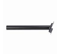 VBESTLIFE Staffa per Lampada da Parete per Palo Luminoso, Supporto per Lampione per Luce Solare Esterna, Ferro Resistente 50 Cm, Braccio per Illuminazione per Passerella da Giardino Resistente Alle