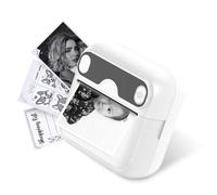 VBESTLIFE Stampante per Adesivi Tascabili, Produttore di Adesivi Senza Inchiostro Bluetooth Wireless con App, per le Etichette di Artigianato Fai -da -te Riviste