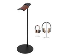 VBESTLIFE Stand per Cuffie in Alluminio, Supporto per il Display per Cuffie con Base in Metallo Solido da 10 Cm per Tutte le Cuffie da Gioco, Altezza 27 Cm (BLACK)