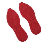 VBESTLIFE Suola di in Gomma Antiscivolo di Ricambio Suola Intera Silenziosa e di Lunga Durata Adatta a Tutte le Taglie 1 Paio per Riparazione Scarpe 12,68x4,53 Pollici (Rosso grande)